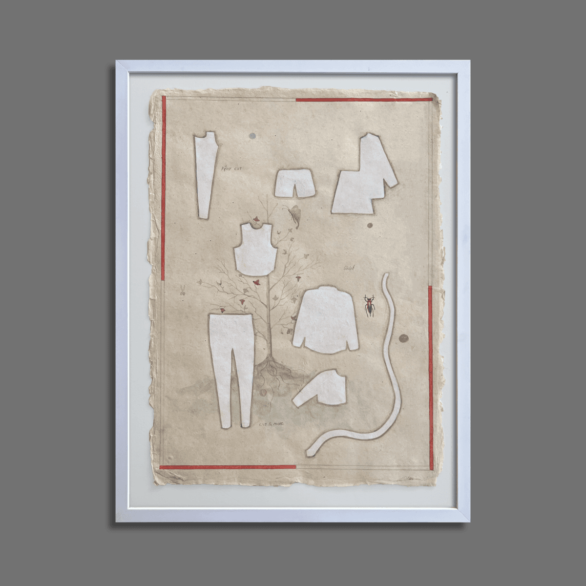 Cotton and cut out