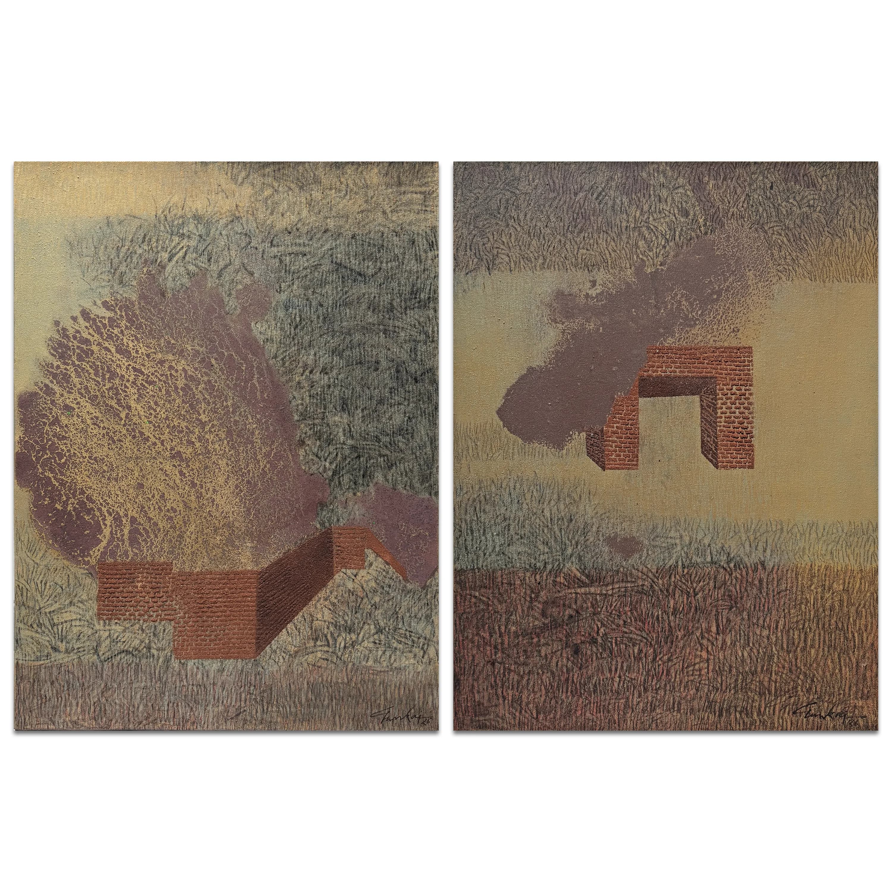Entangled Landscape (Set of 2)