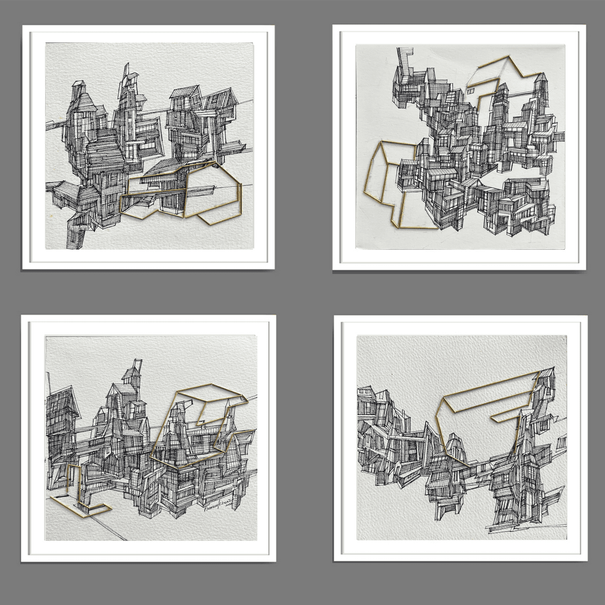 Untitled- Set of 4