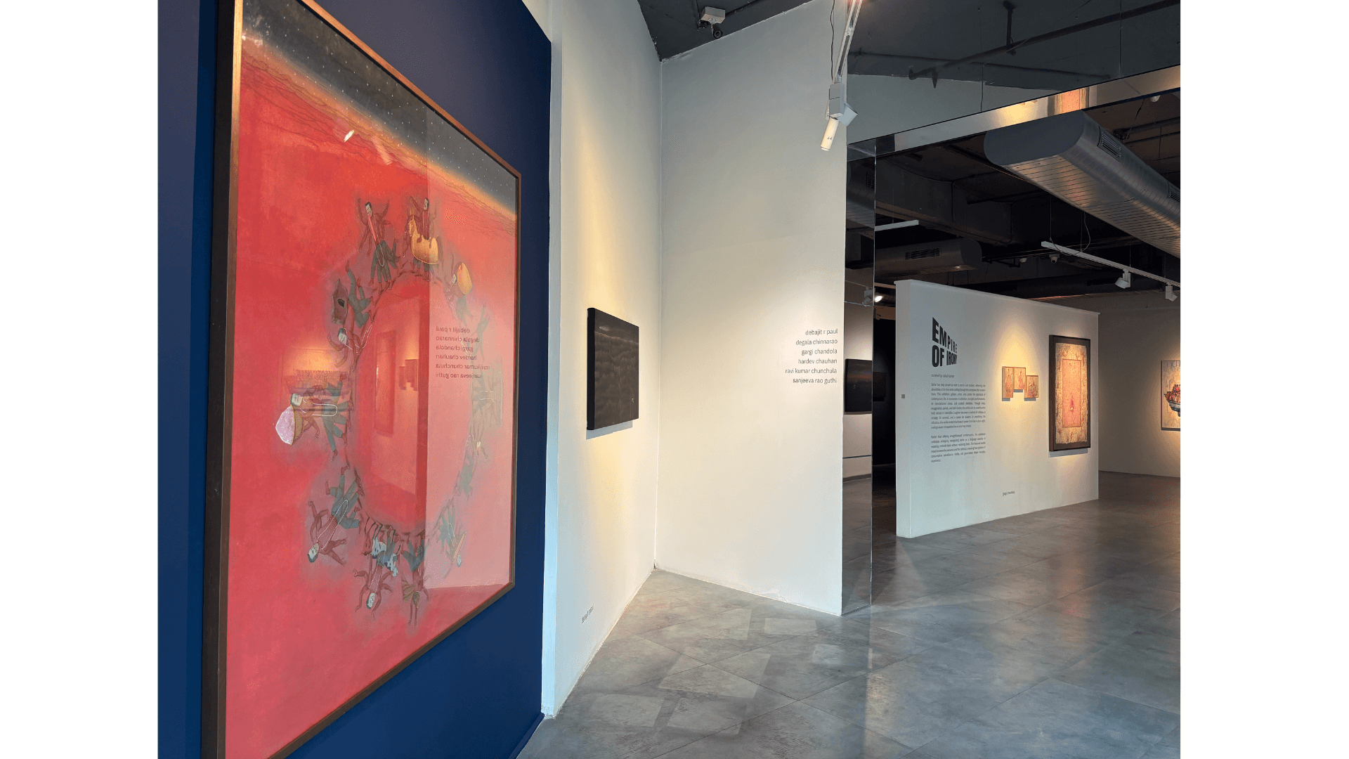 Installation view — Empire of Irony