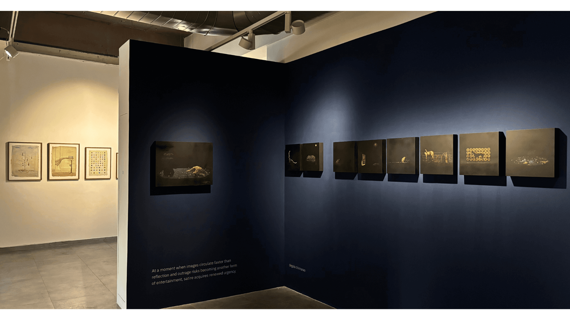 Installation view — Empire of Irony