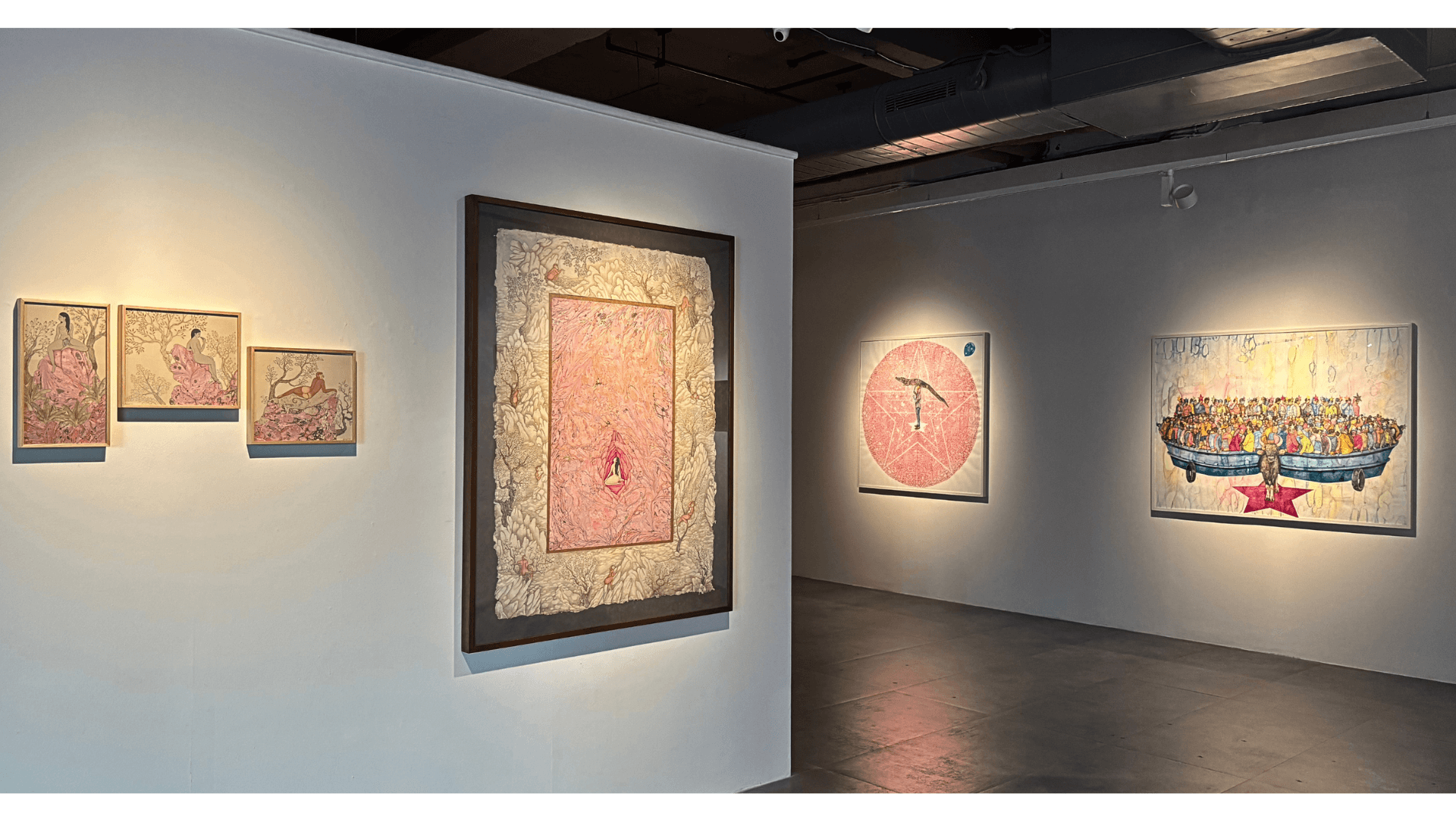 Installation view — Empire of Irony