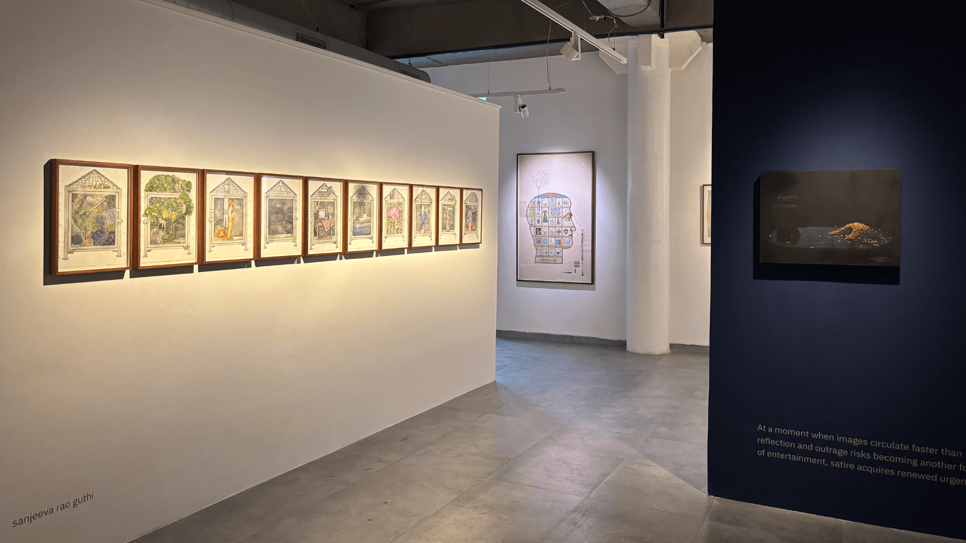Installation view — Empire of Irony
