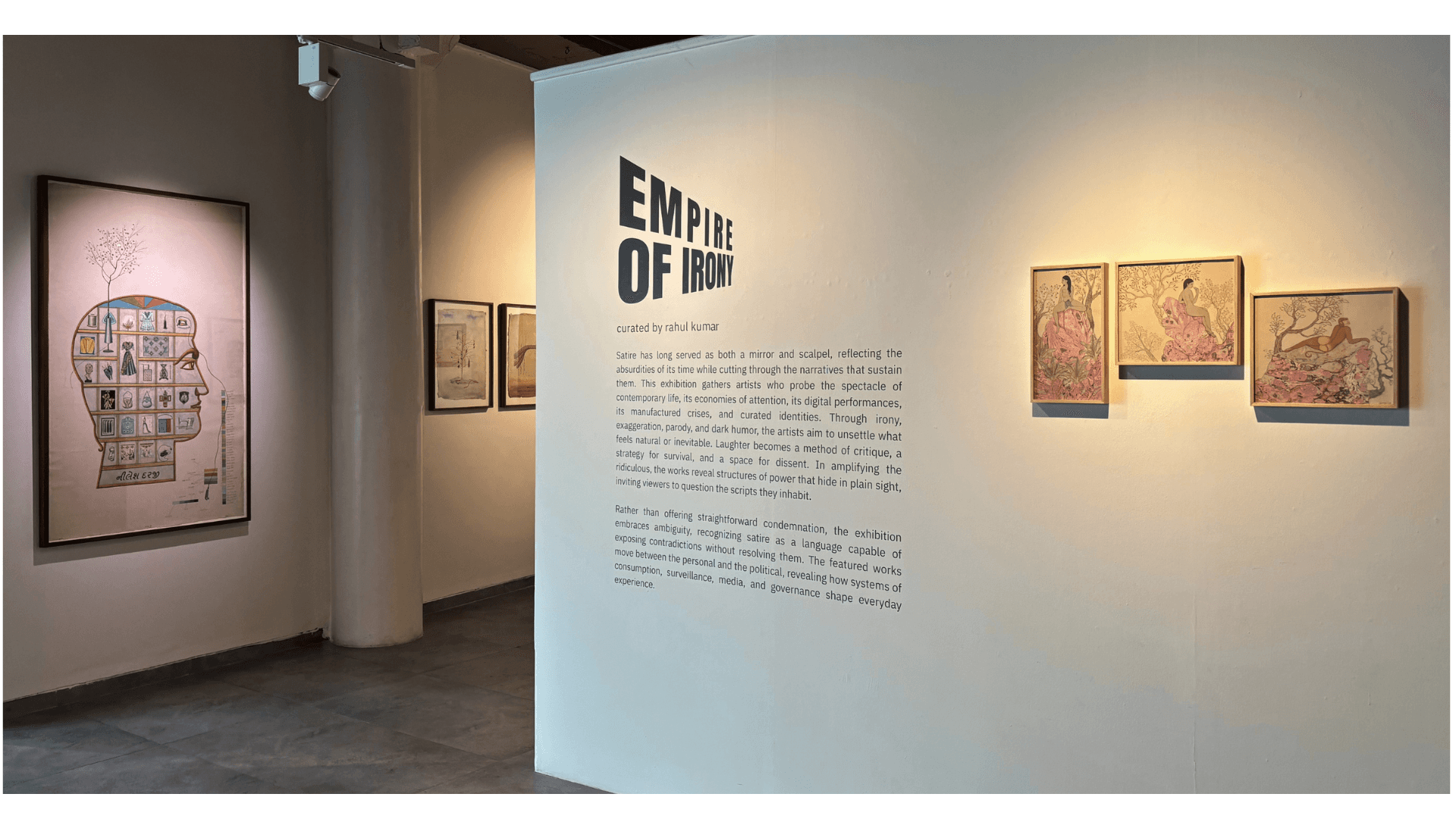 Installation view — Empire of Irony