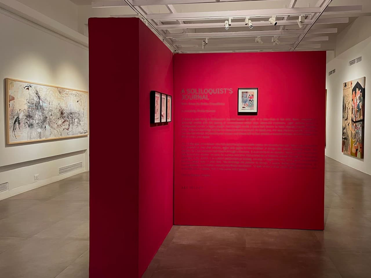 Installation view — A Soliloquist's Journal
