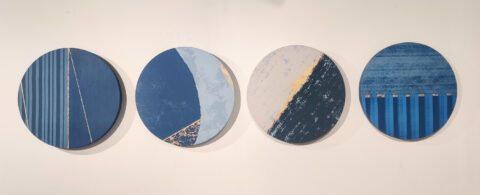 Phases of the moon (set of 4)