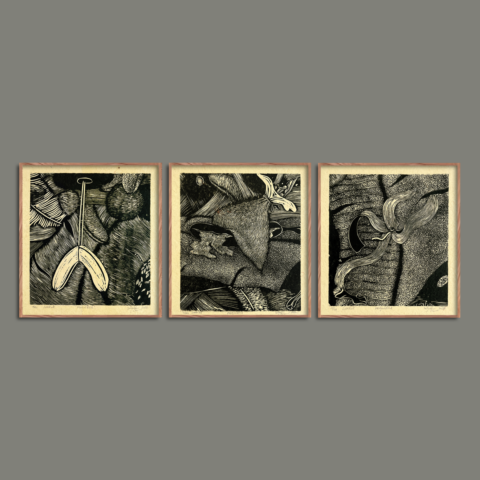 Under The Grass  2 - (edition - 2/2) , set of 3