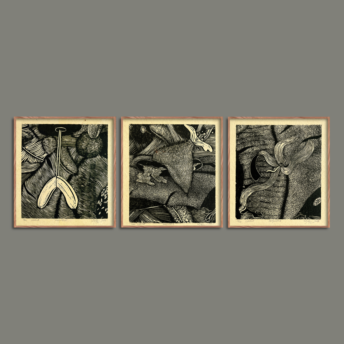 Under The Grass  2 - (edition - 2/2) , set of 3