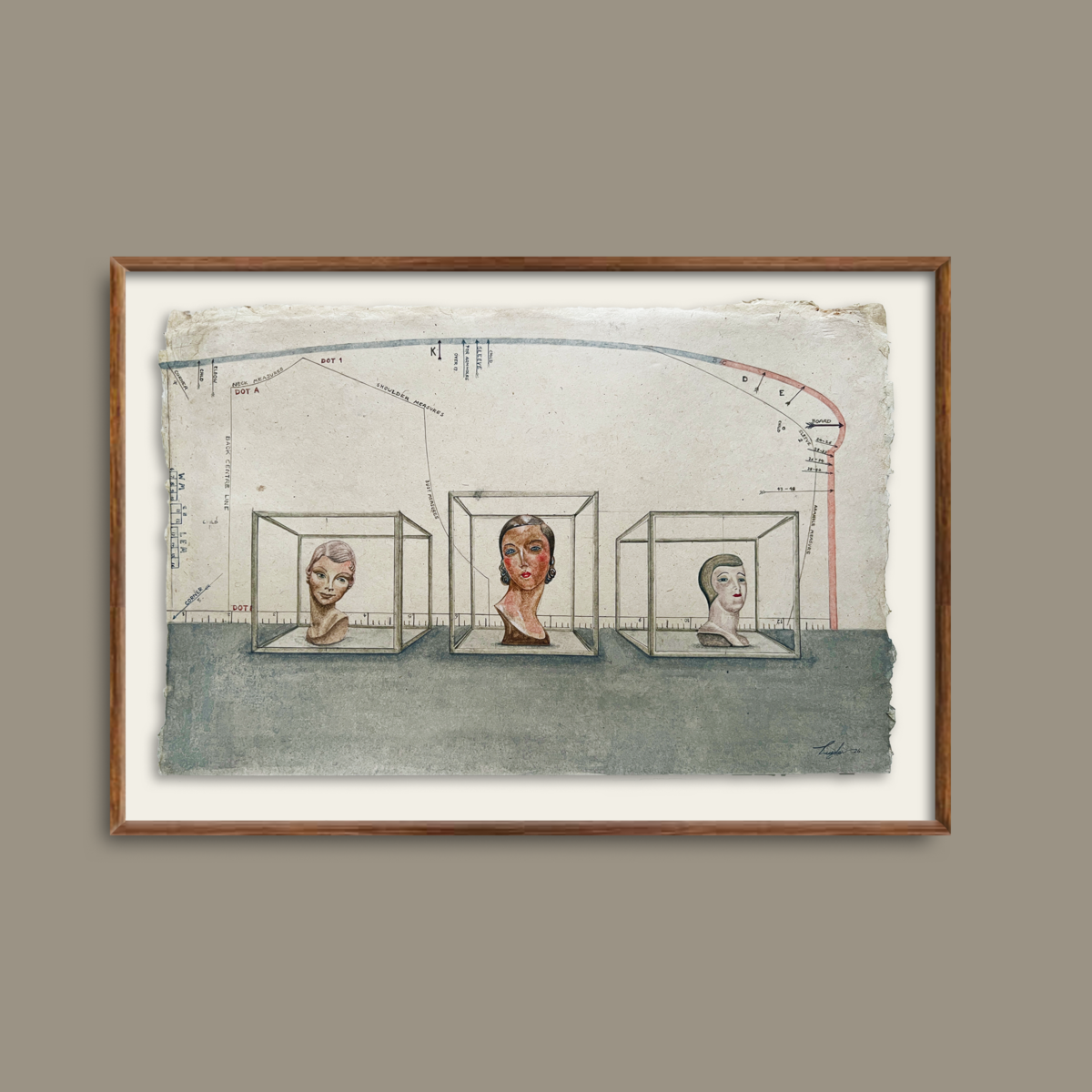 Mannequins and designe draft