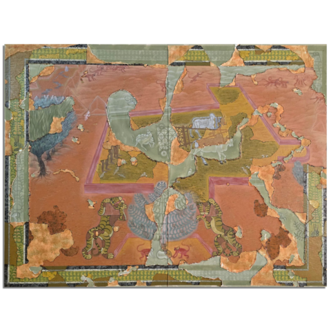 World Beneath Layers (Diptych)