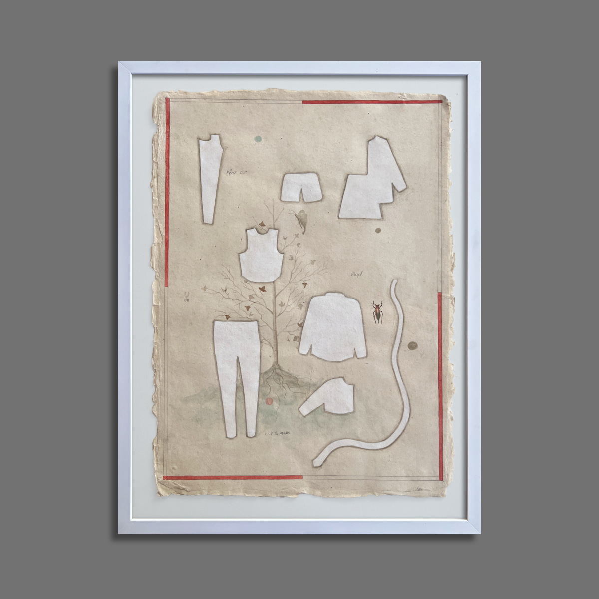 Cotton and cut out