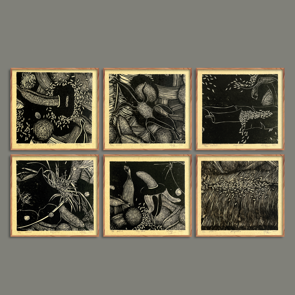 Under The Grass  2 - (edition - 2/2) , set of 6