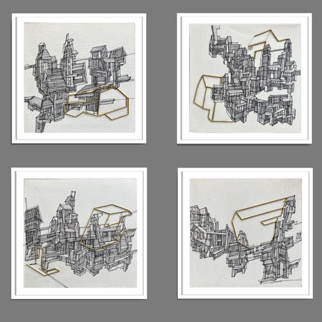 Untitled- Set of 4