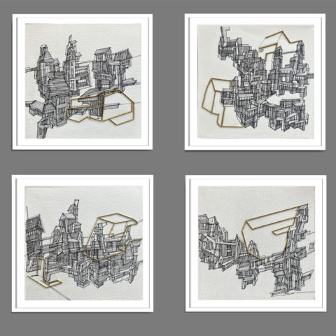 Untitled- Set of 4