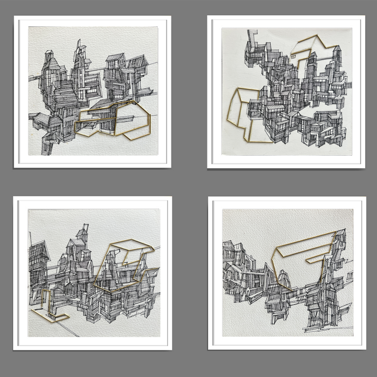Untitled- Set of 4