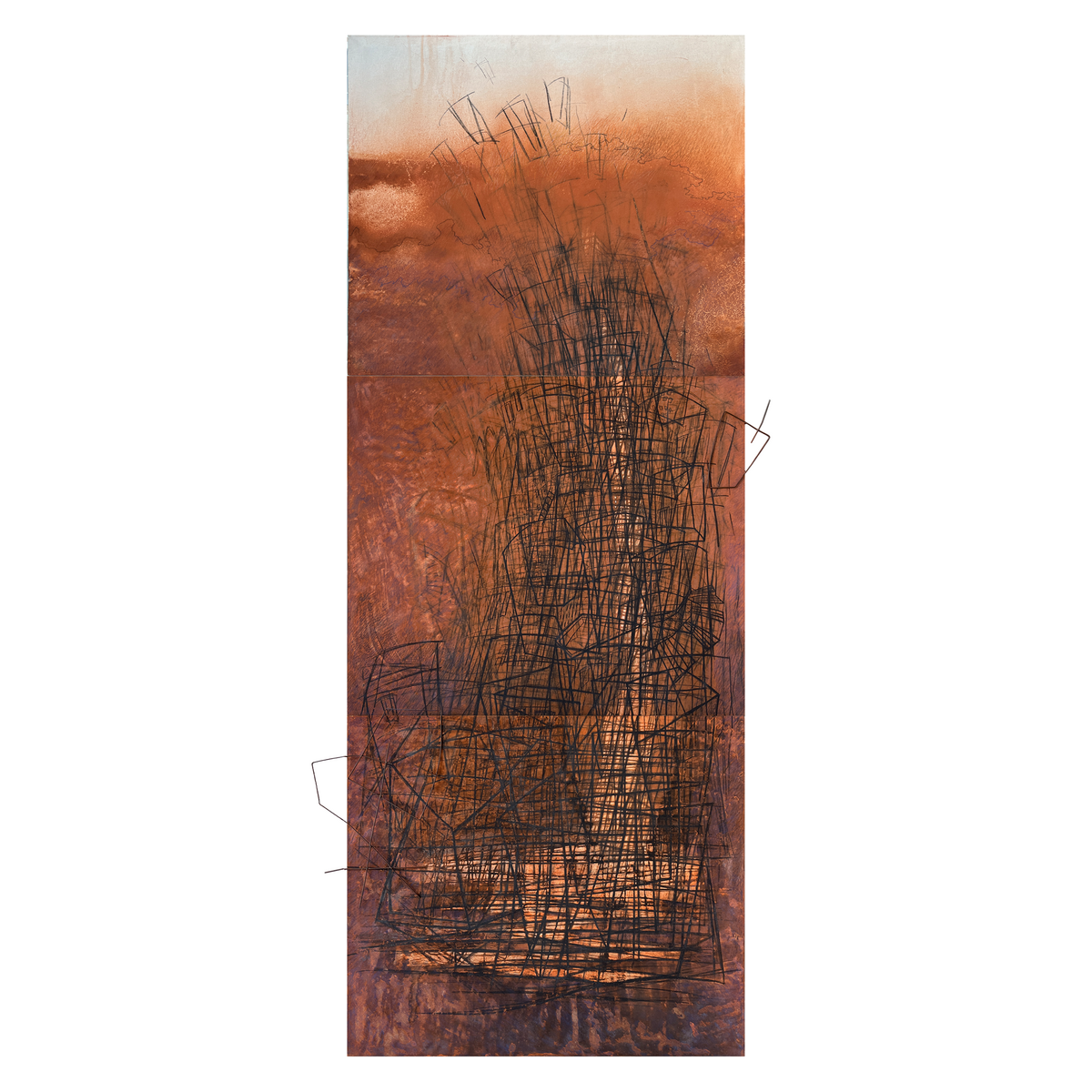 Sky Is Orange II (tryptich)